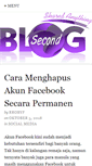 Mobile Screenshot of blogsecond.com